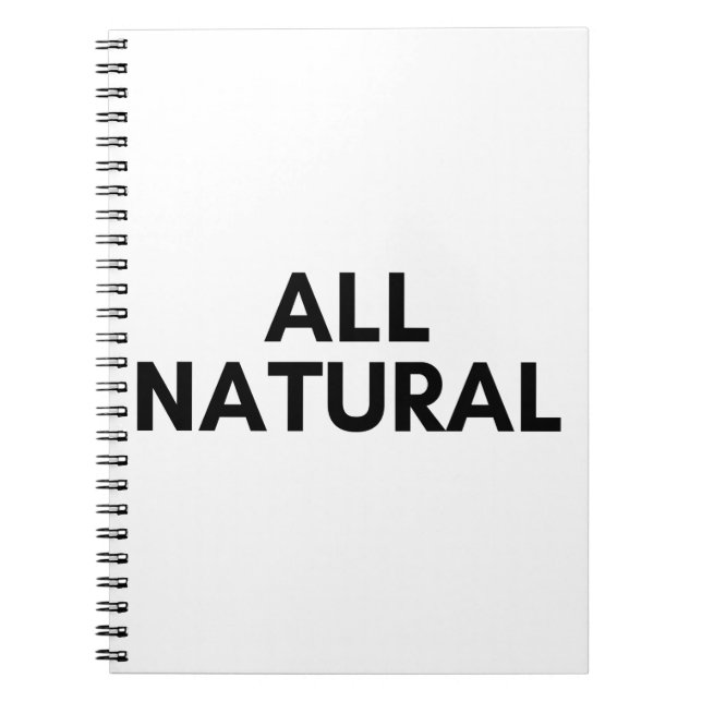 alla naturliga anteckningsbok (Framsidan)