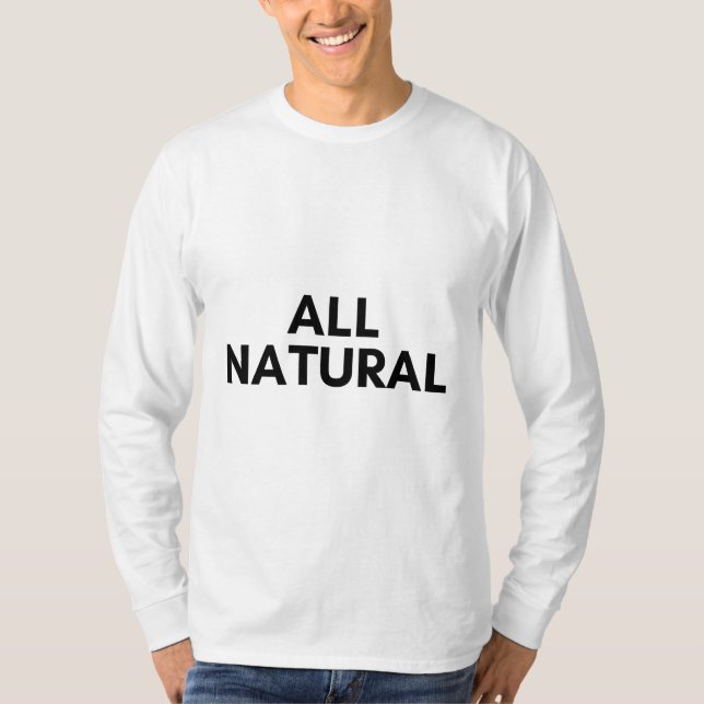 alla naturliga t shirt (Framsida)