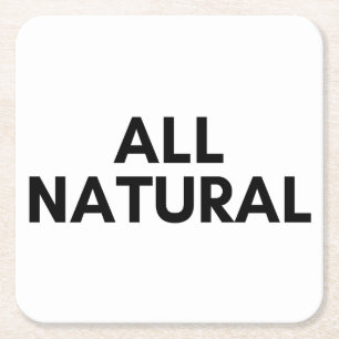 alla naturliga underlägg papper kvadrat