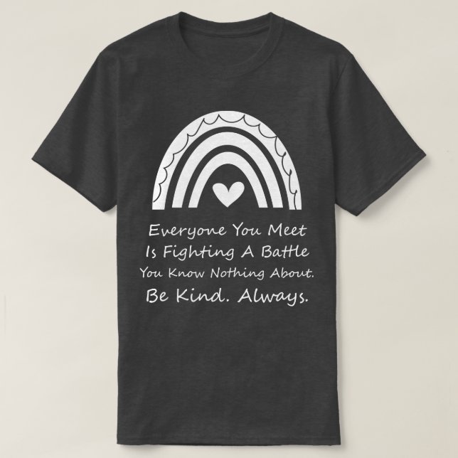 Alla ni träffar kämpar mot en strid ni vet t shirt (Design framsida)