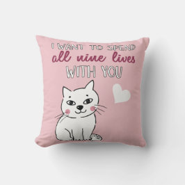 Alla nio lever med dina romska Valentineser Kudde