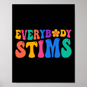 Alla offer Autism Awareness Speciell Ed Teache Poster