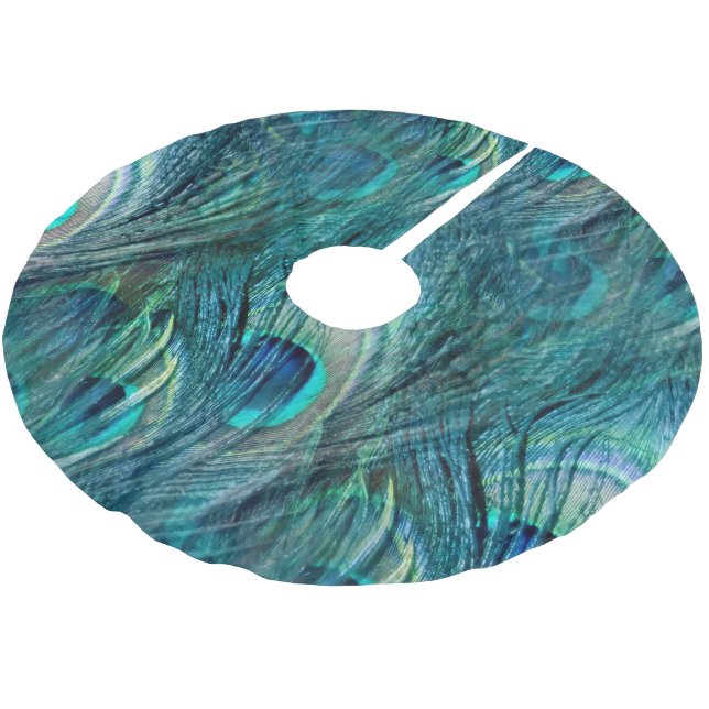 Alla ögon är på dig julgransmatta borstad polyester (Vinklad)