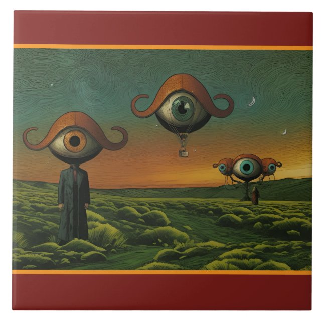 Alla ögon på dig kakelplatta (Framsidan)