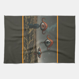 Alla ögon på dig Trä smycken förvaringslåda Kökshandduk