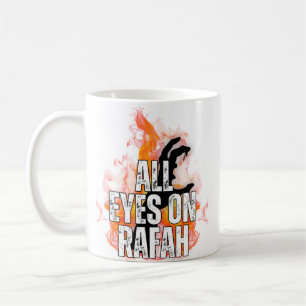 ALLA ÖGON PÅ RAFAH - Rafah Gaza Palestina massaker Kaffemugg