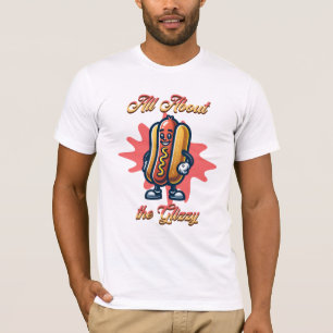 Alla om Glizzy Funny Hett dog Humor T Shirt
