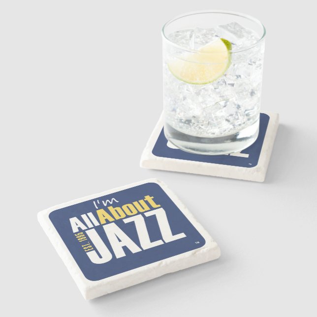 Alla om Jazz Drink Coasters Stenunderlägg (Sidan)