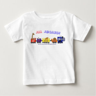 Alla ombord det roliga tåg! t shirt
