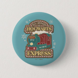 Alla ombord på HOGWARTS™ Express julbakelse Knapp