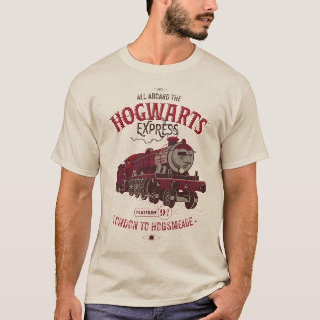 Alla ombord på Hogwarts Express T Shirt (Framsida)