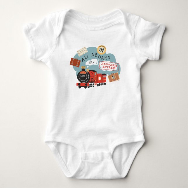 Alla ombord på Hogwarts Express T Shirt (Framsida)