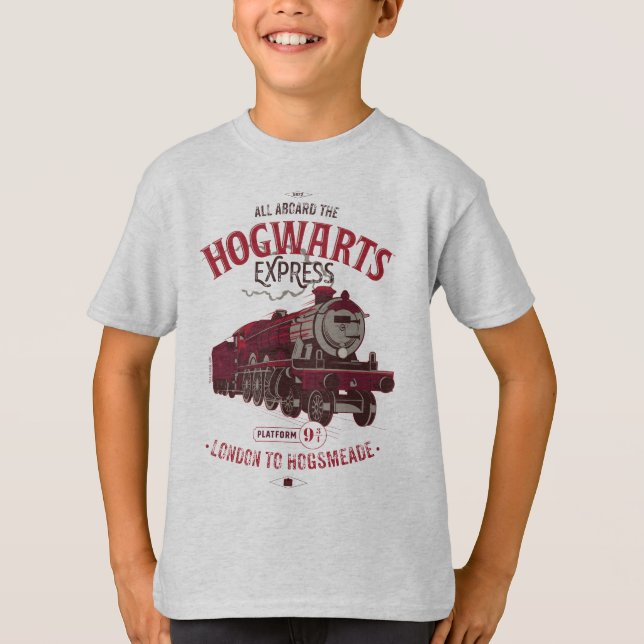 Alla ombord på Hogwarts Express T Shirt (Framsida)