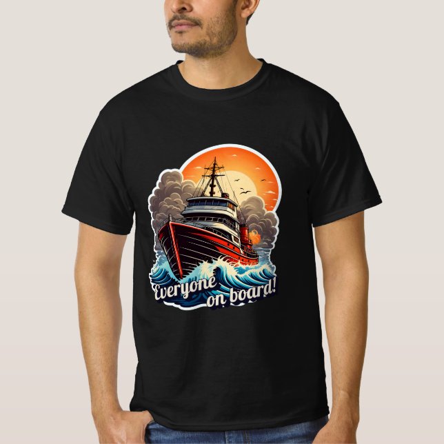 Alla ombord! t shirt (Framsida)