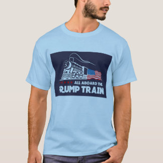 Alla ombord trumftåg tee shirt