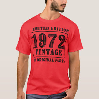 Alla originaldelar vintage 1972 begränsad utgåva b t shirt