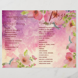 Alla på en programmeny - detaljflygare reklamblad