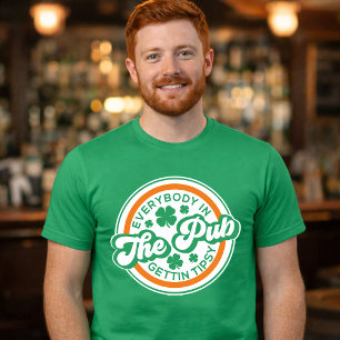 Alla på Puben Blir Berusade St Paddy's Day T Shirt