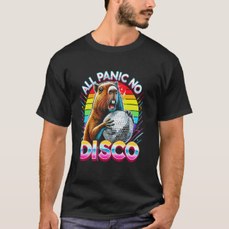 Alla Panic-nummer Disco Capybara Funny Screaming C T Shirt