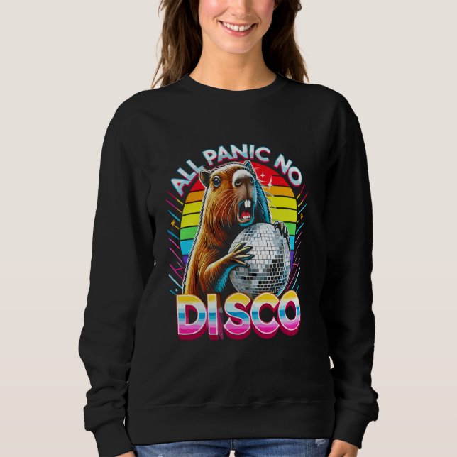 Alla Panic-nummer Disco Capybara Funny Screaming C T Shirt (Framsida)