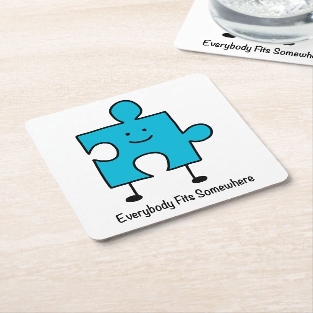 Alla passar någonstans Pappert Underlägg (Vinklad)