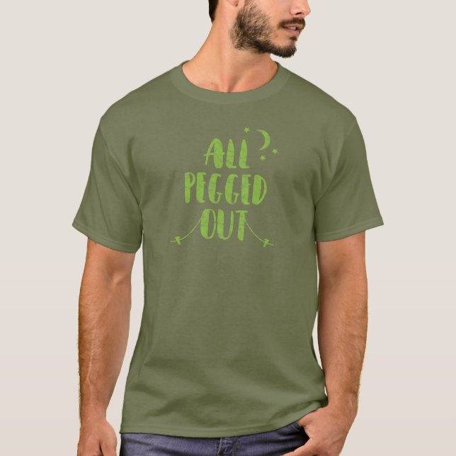 Alla pegutade Kärlek-campingplatser som går ut uto T Shirt (Framsida)