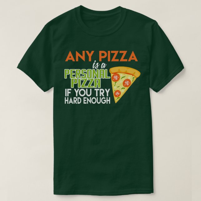 Alla Pizza är en Coola i italienska Food Lo T Shirt (Design framsida)