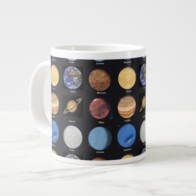 Alla planets vetenskapliga foton med Namn Jumbo Mugg (Framsida vänster)