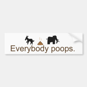 Alla Poops Bildekal
