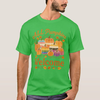 Alla pumpor välkomna - Feministiska presentflaggor T Shirt