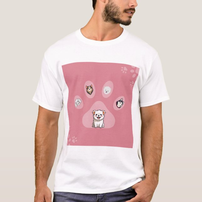 Alla raser, en kärlek t shirt (Framsida)