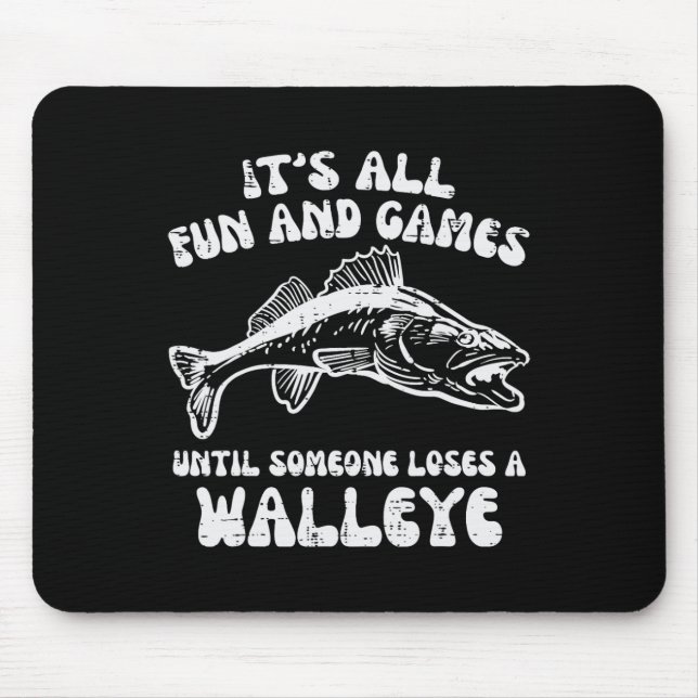 Alla Roligtar tills Walleye-lusen fiskar mig Musmatta (Framsidan)
