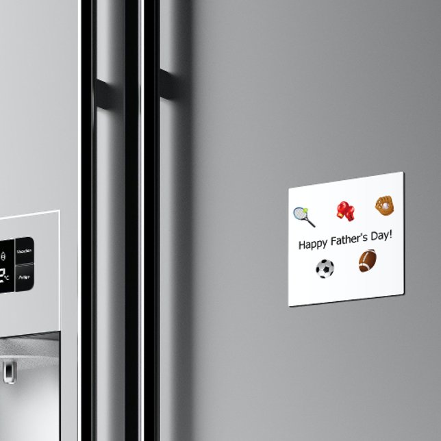 Alla rundsport lycklig Fars dag Magnet (Skapare uppladdad)