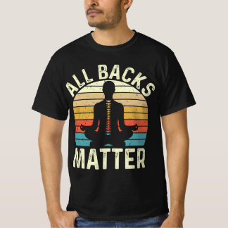 Alla ryggstödsdetaljer - Retro Chiropractor är fys T Shirt