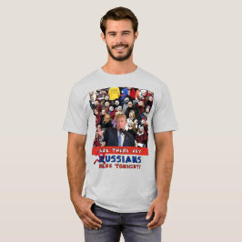 Alla ryssar, Trump Rally, Trump, Ryssland, Emoji T-shirt