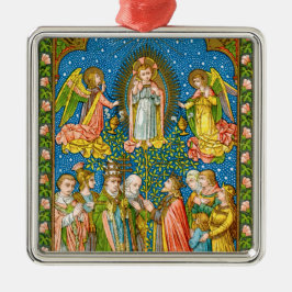 Alla Saints Adore Thee (VVP OO2) Julgransprydnad Metall