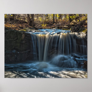 Alla Saints Falls, Olmstead Falls, Ohio Poster