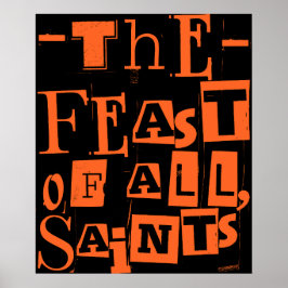 Alla saints-katolska alla Saints'Hallo Poster