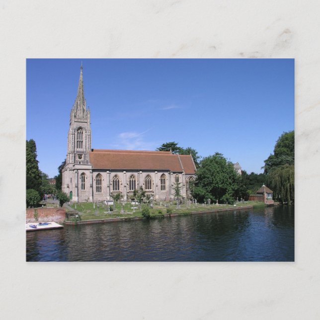 Alla Saints, Marlow, Buckinghamshire Vykort (Framsida)