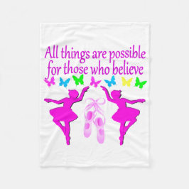 ALLA SAK ÄR MÖJLIGA DANCER DREAM FLEECEFILT