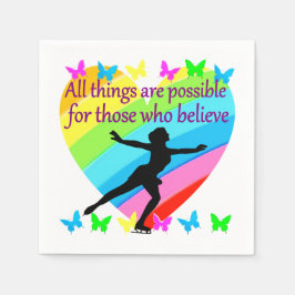 ALLA SAK ÄR MÖJLIGA FÖR DEN HÄR SKATERNA PAPPERSSERVETT