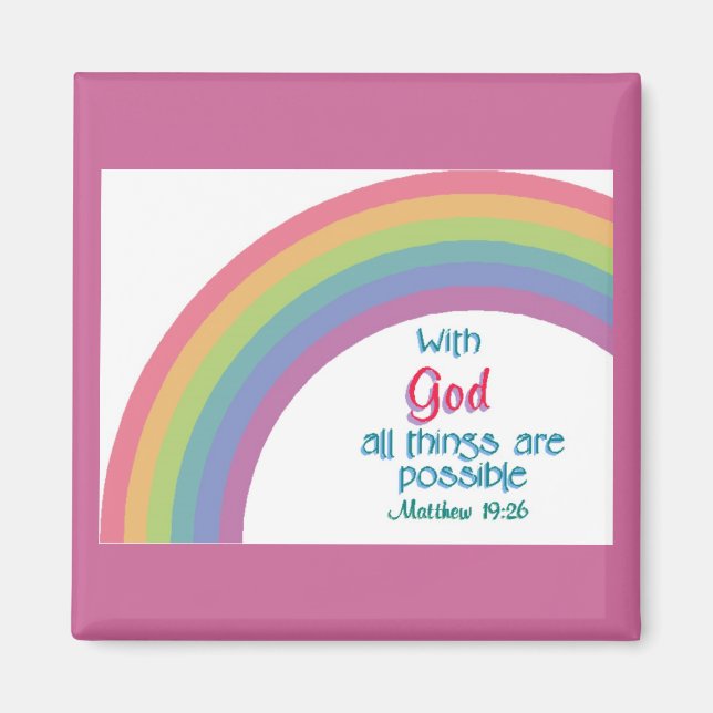 Alla Sak är möjliga Magnet (Framsidan)