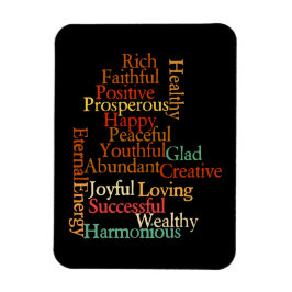 Alla sak är positiva bekräftelser magnet