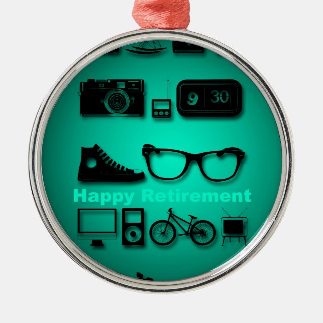 Alla Sak du gillar Pension-gåvor Julgransprydnad Metall (Framsidan)