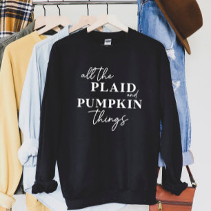 Alla Sak Fall Unisex och Pumpkin Lång Ärmad Tröja
