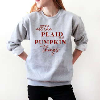 Alla Sak Fall Unisex och Pumpkin Lång Ärmad Tröja