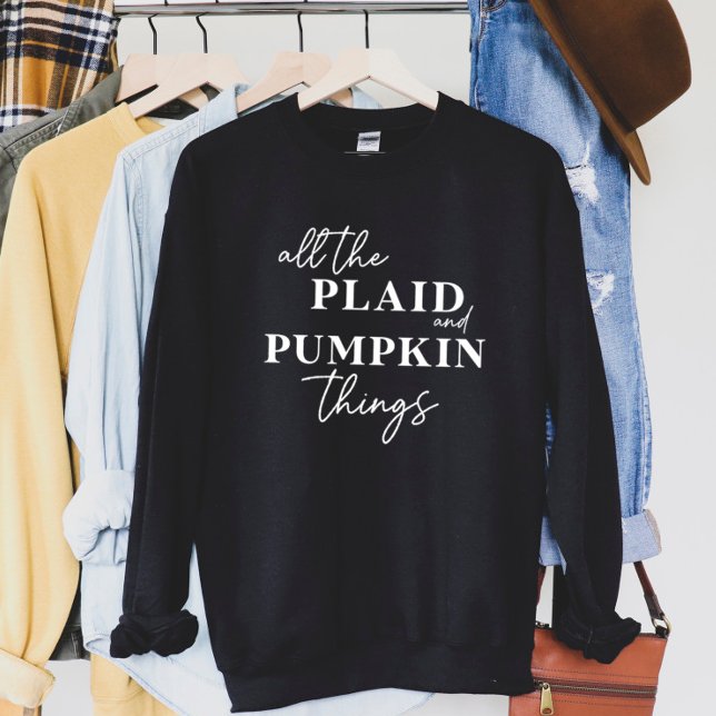 Alla Sak Fall Unisex och Pumpkin Lång Ärmad Tröja (Skapare uppladdad)