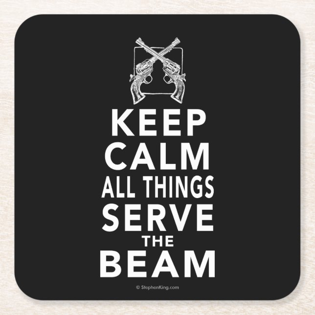 Alla saker tjänar som stråla underlägg papper kvadrat (Framsidan)