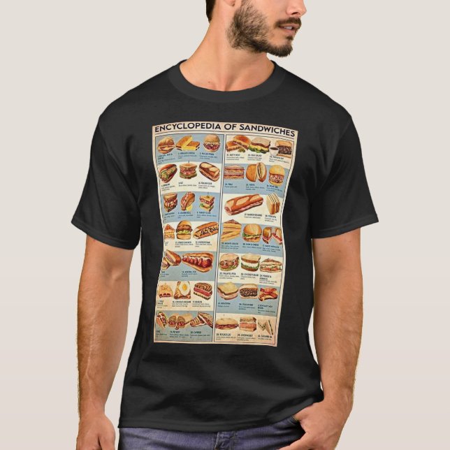 Alla Sandwiches! Klassisk T-Shirt (Framsida)