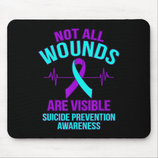 Alla sår är inte synbara för Lycklig självmord Musmatta